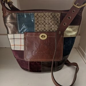 Coach patchwork hobo